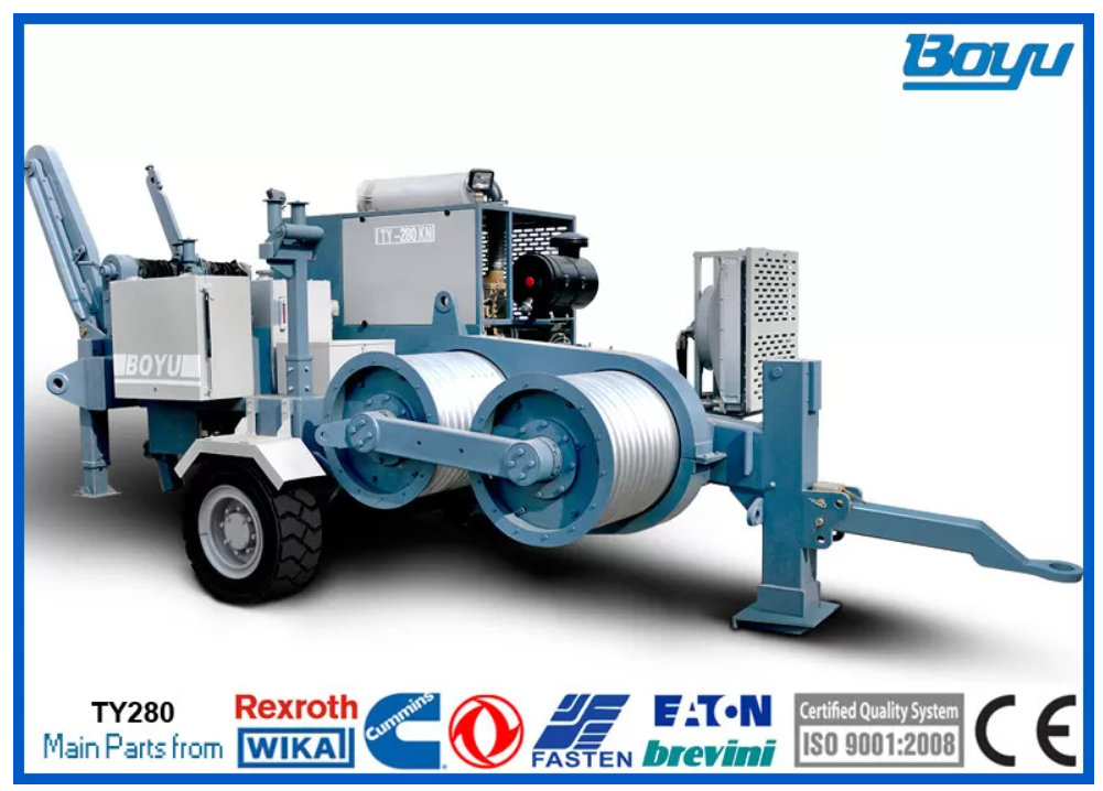 Máy tời cáp thủy lực 28 Tấn TY280