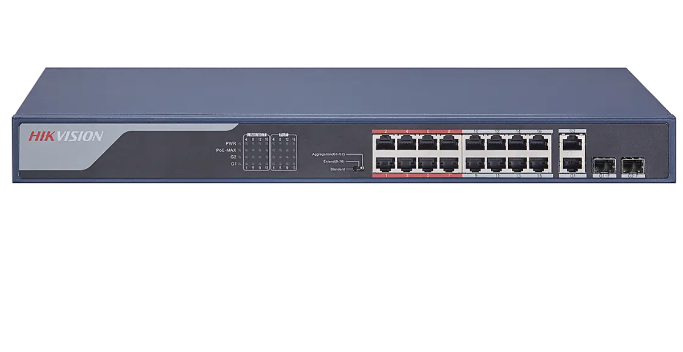 Switch Hikvision DS-3E0318P-E(C) PoE 16 cổng 100M - Ảnh 2