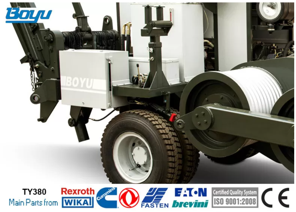 Máy tời cáp thủy lực 38 Tấn TY380 - Ảnh 2