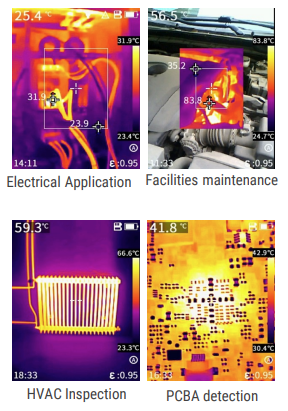 Camera nhiệt hồng ngoại cầm tay cơ bản trong công nghiệp - Guide E1+ Thermal camera - Ảnh 2